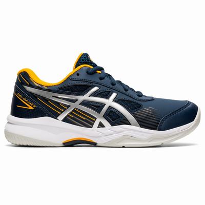 Asics Gel-Game 8 GS - Lasten Tenniskengät - Sininen/Hopea